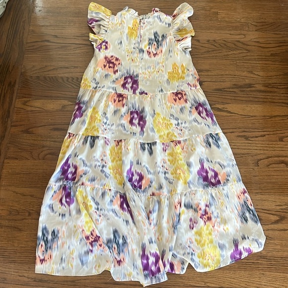 Pinch Color Splash Tiered Flare Dress Size S - Picture 3 of 10